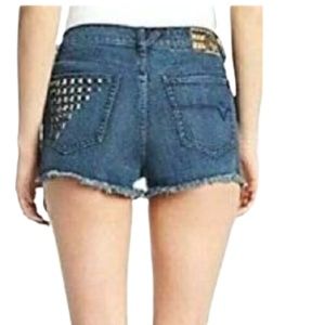 Volcom Stix Hi-Rise Studded Jean Shorts